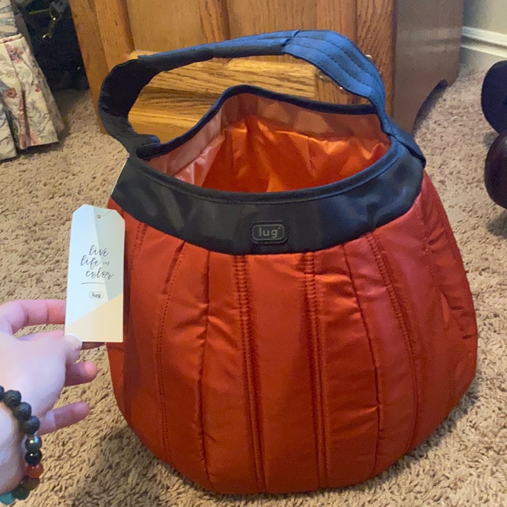 NWT Lug Pumpkin Tote